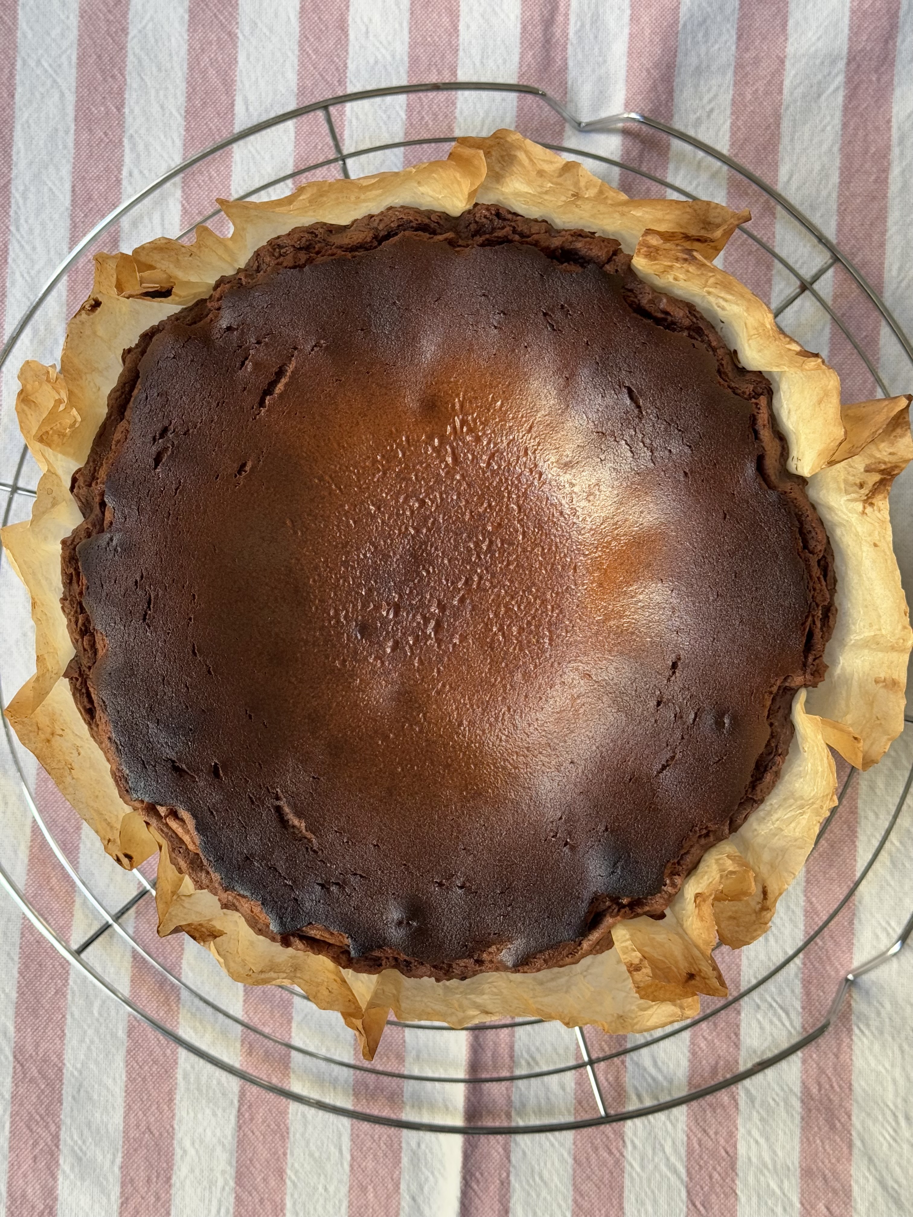 romisbakes receta Cheesecake de chocolate