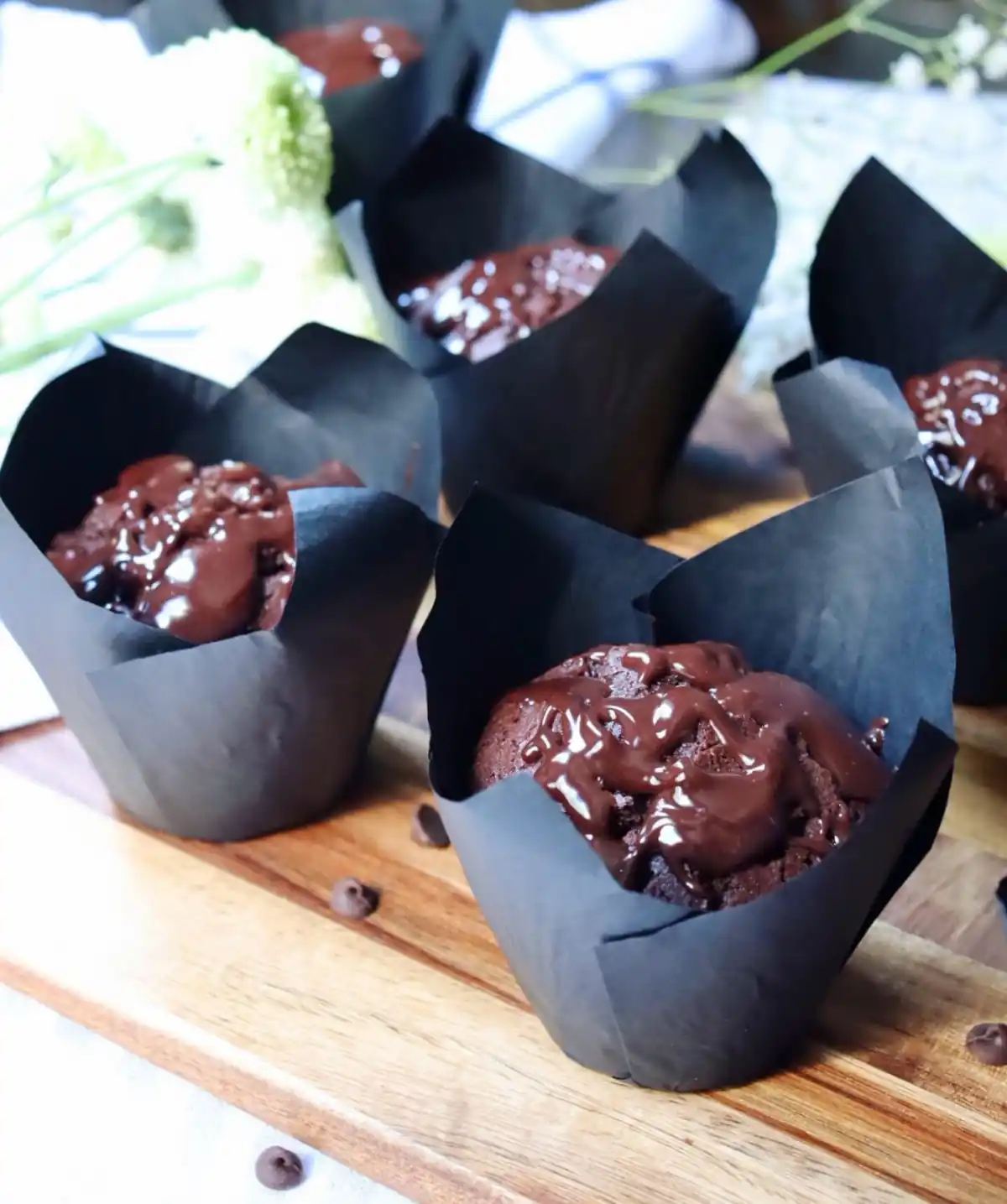 romisbakes recipe Chocolate muffins