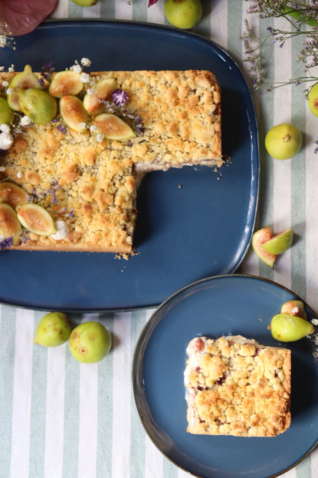 romisbakes recipe fig and ricotta crumble