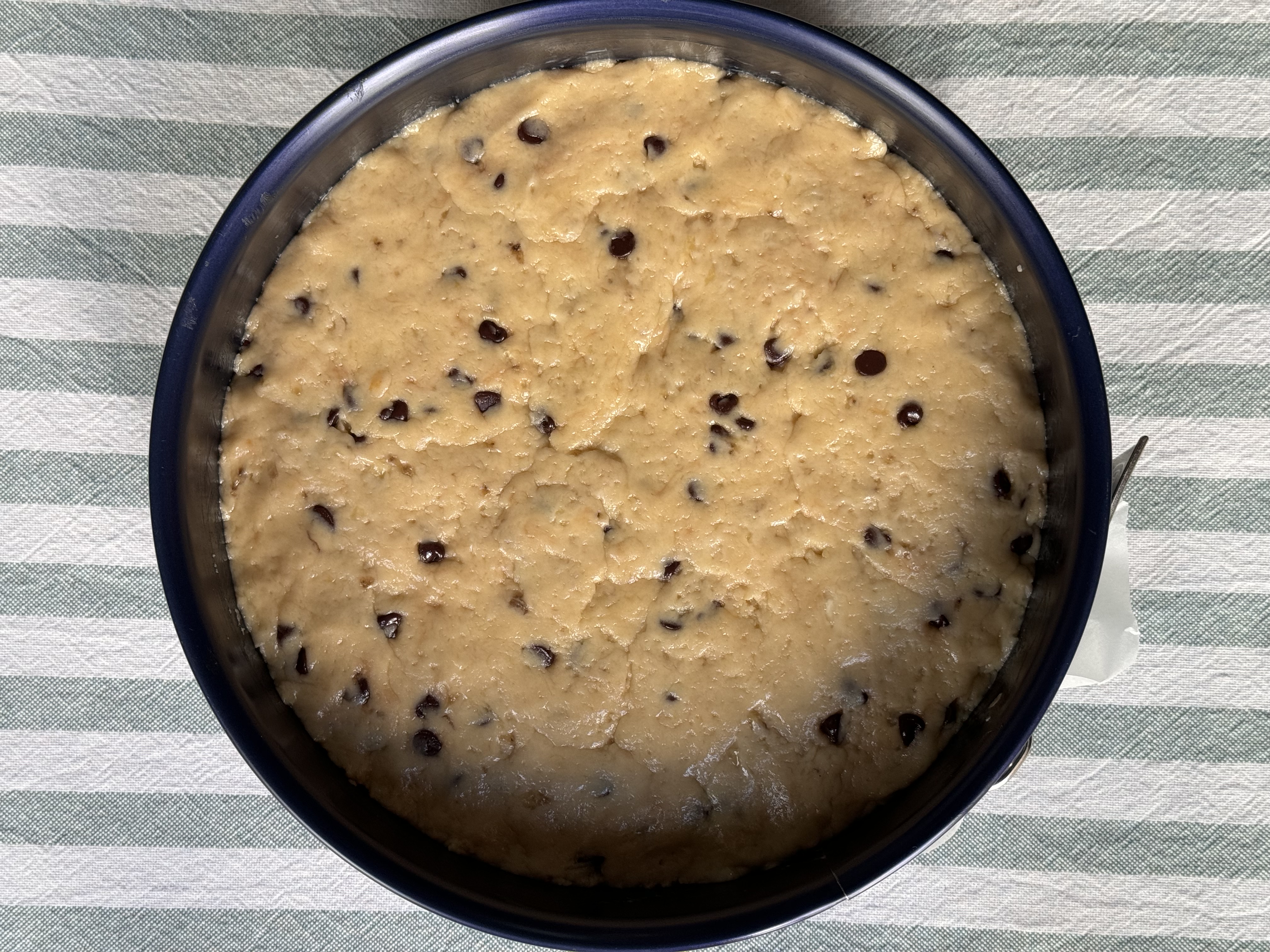 romisbakes recipe Giant banana, chocolate and dulce de leche cookie