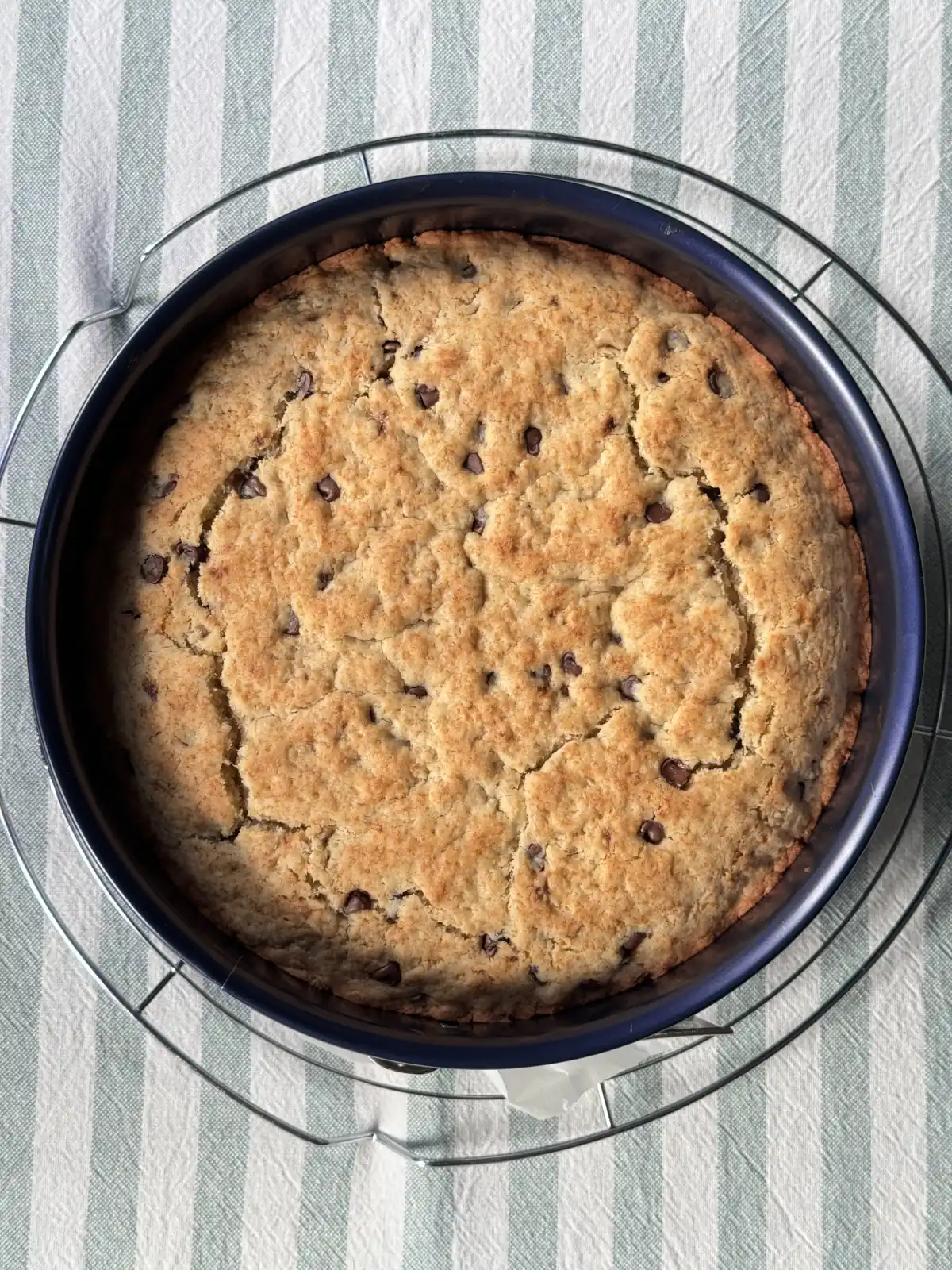 romisbakes recipe Giant Banana, Chocolate and Dulce de Leche Cookie