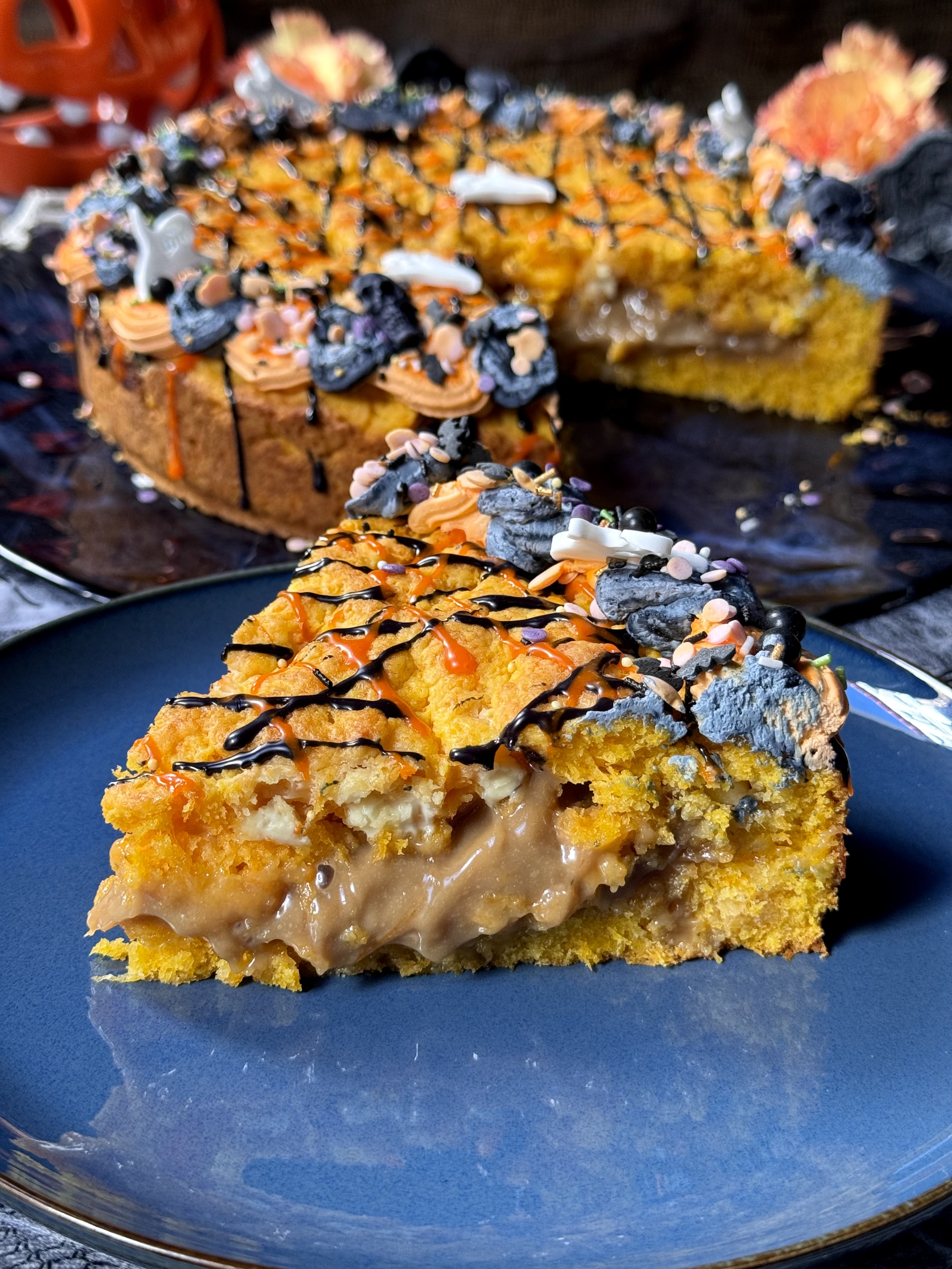 romisbakes recipe giant carrot and coffee cookie