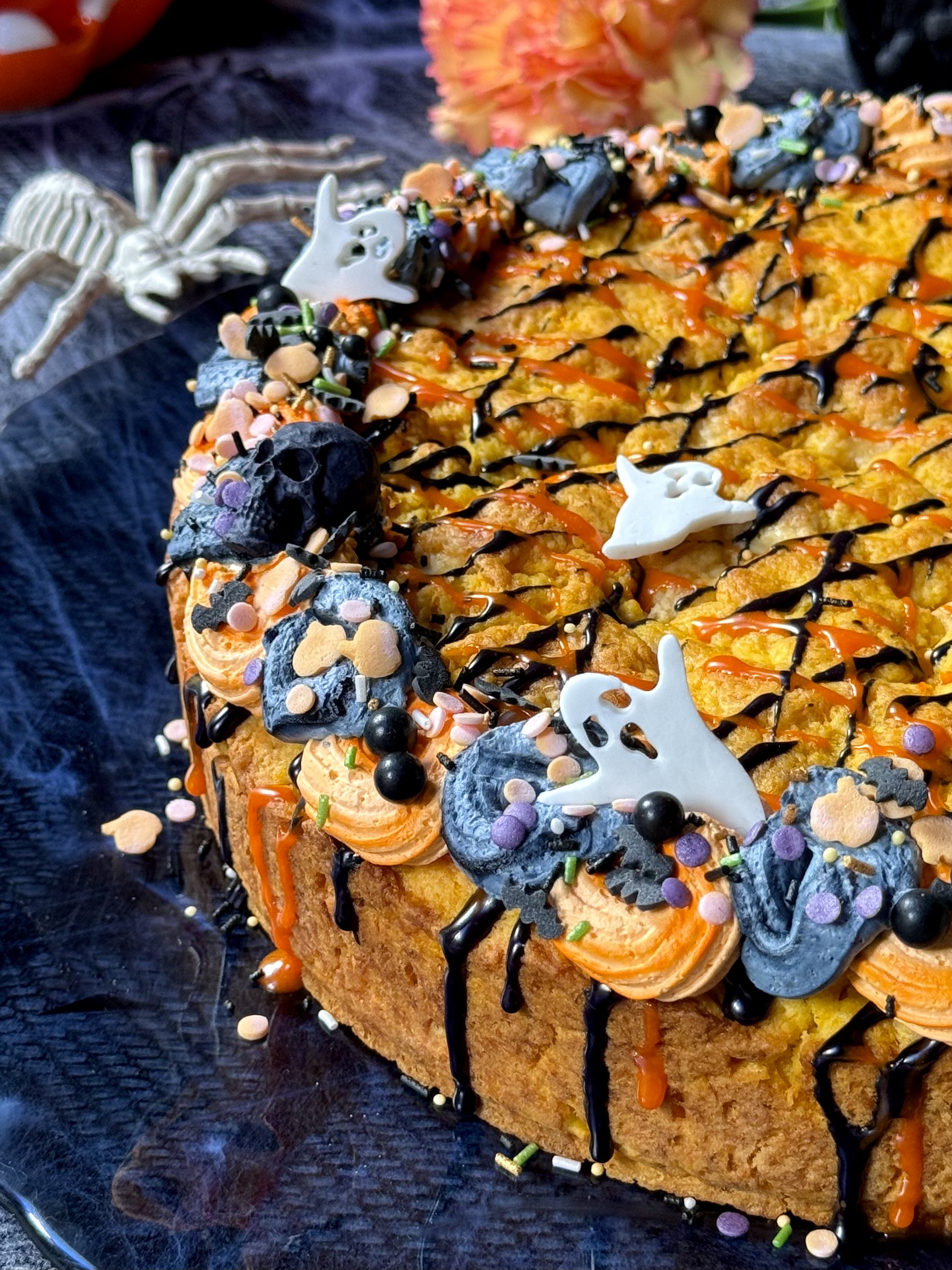 romisbakes recipe giant carrot and coffee cookie