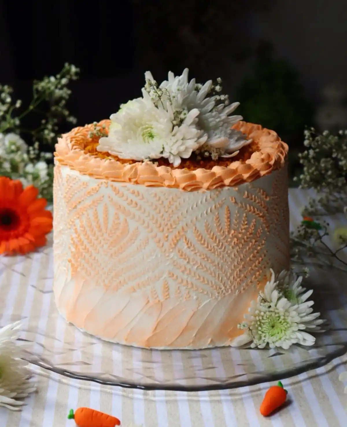 romisbakes recipe Gluten free & lactose free carrot cake