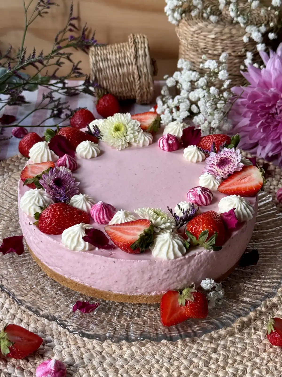romisbakes recipe Gluten-Free and Lactose-Free Strawberry Cake
