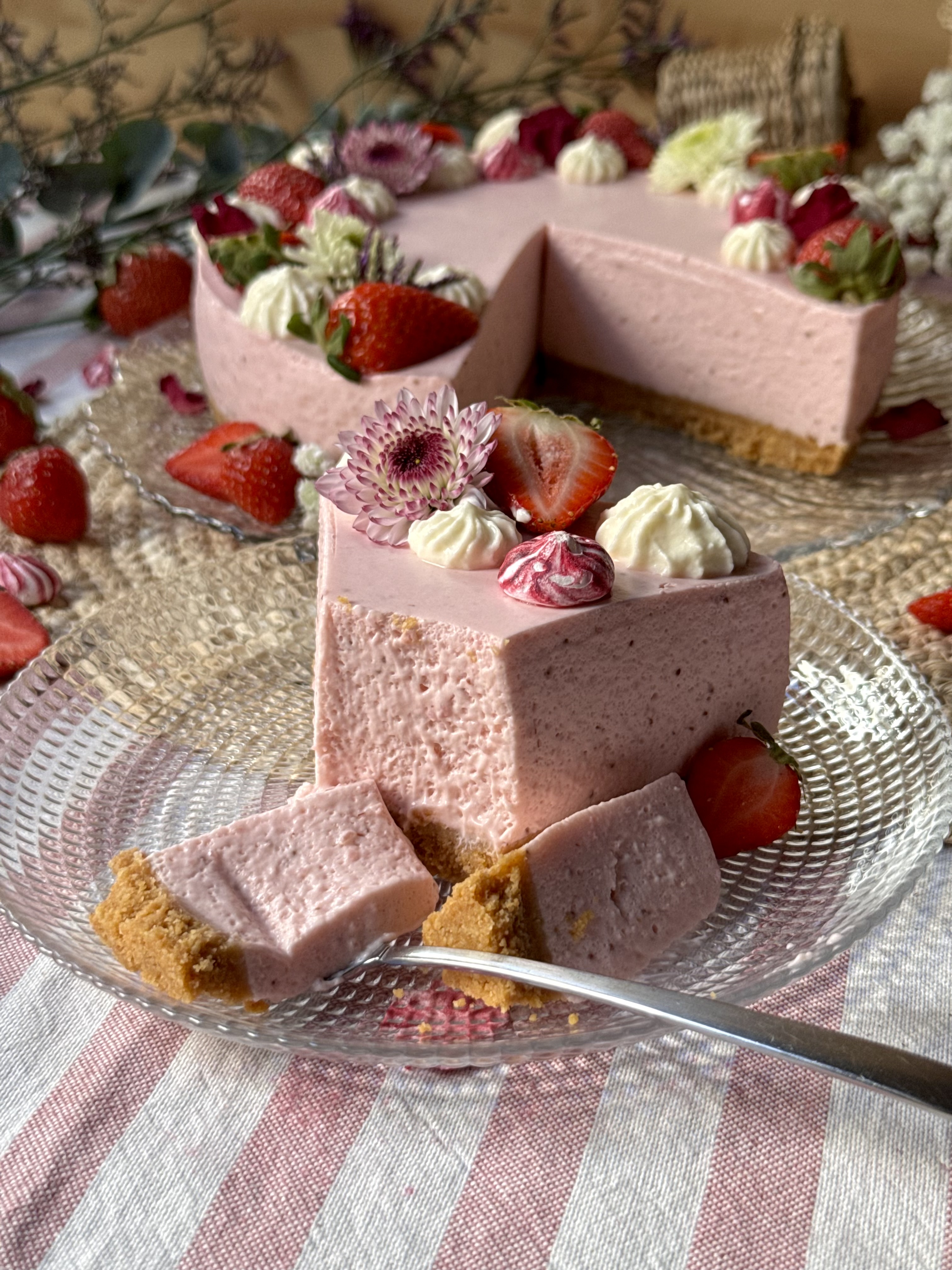 romisbakes recipe gluten-free and lactose-free strawberry cake