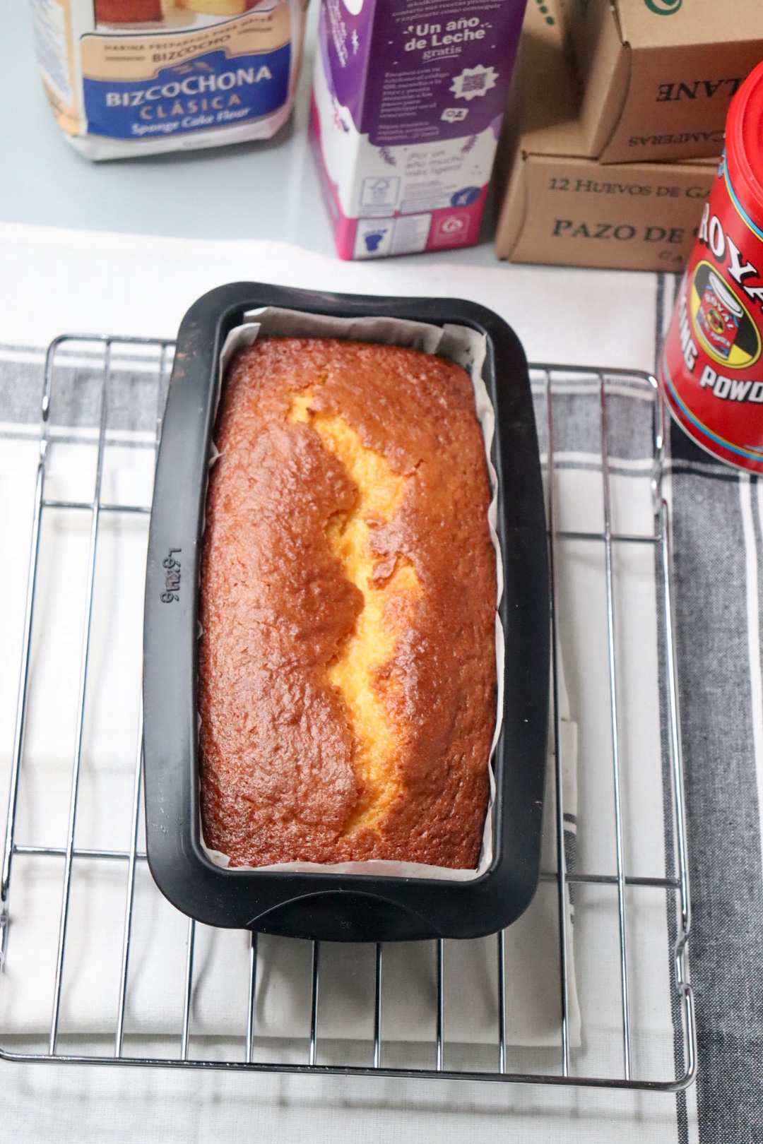 romisbakes recipe lactose free lemon & blueberry cake