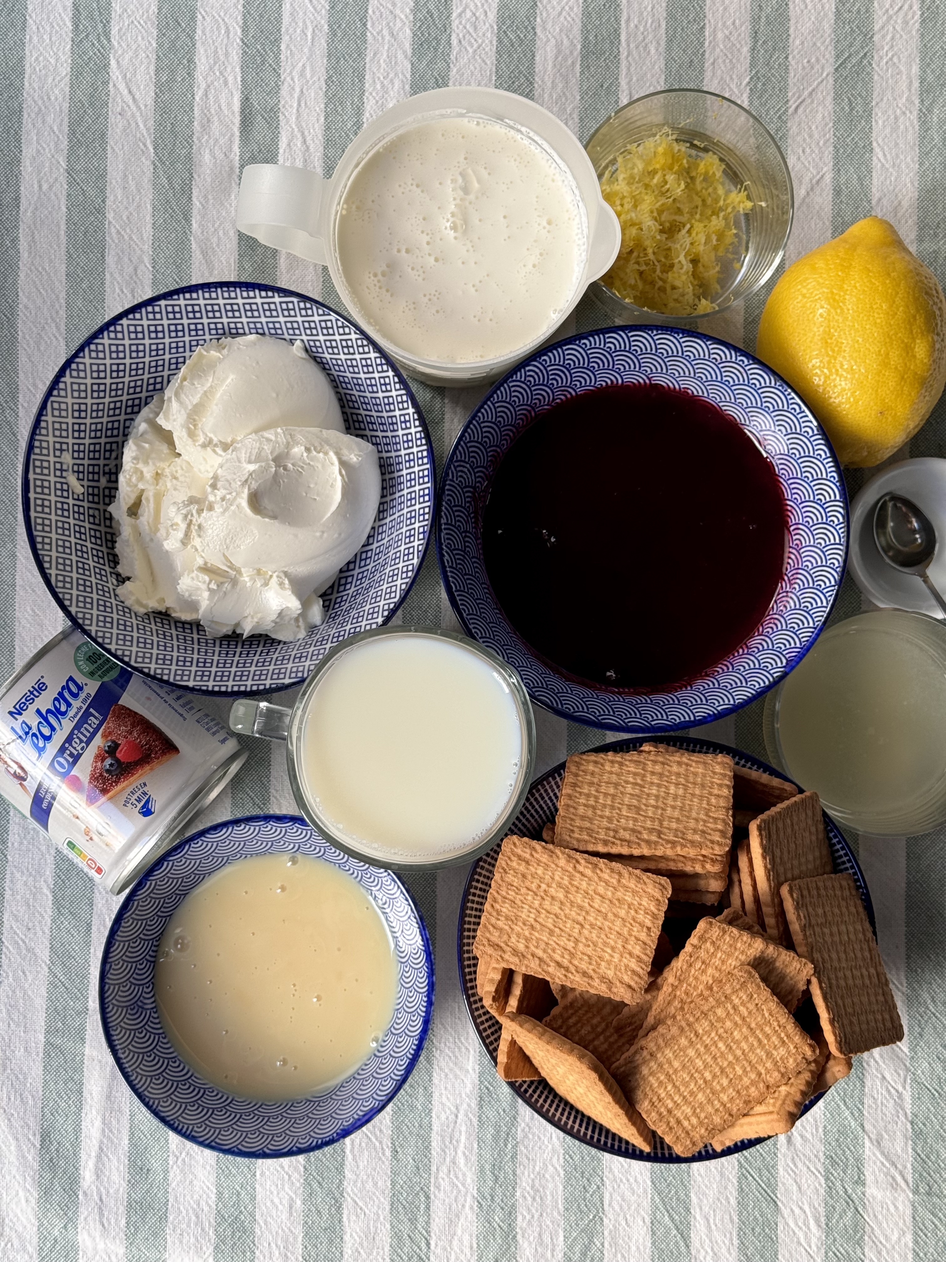 romisbakes recipe lemon and blueberry cake with biscuits