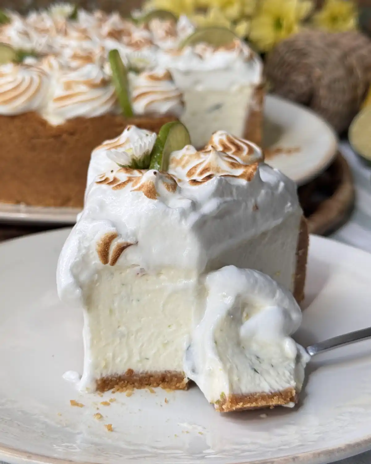 romisbakes recipe No-bake lime-lemon cheesecake