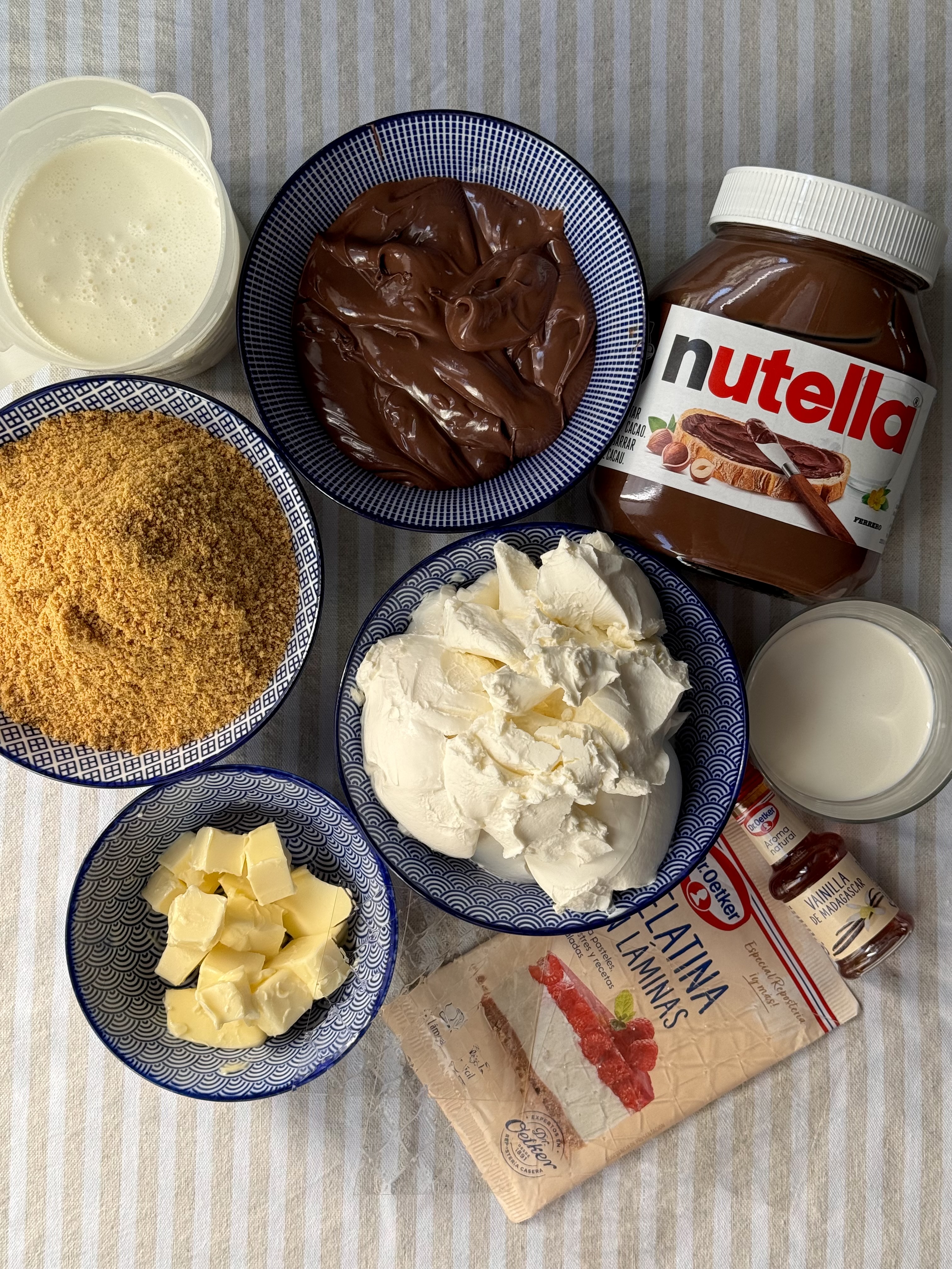 romisbakes recipe nutella cheesecake