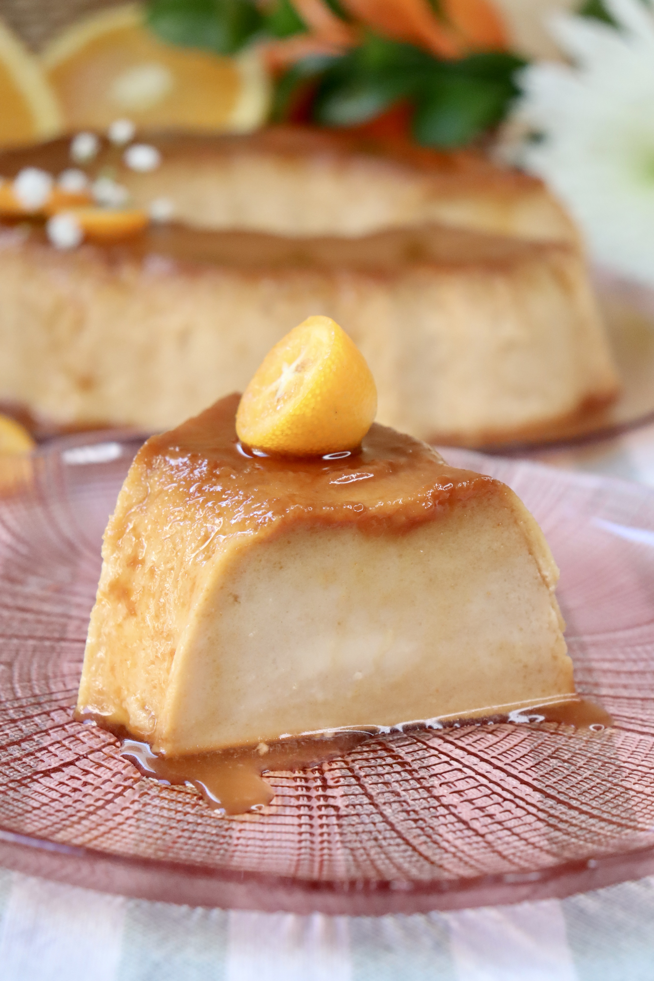 romisbakes recipe orange sponge cake pudding