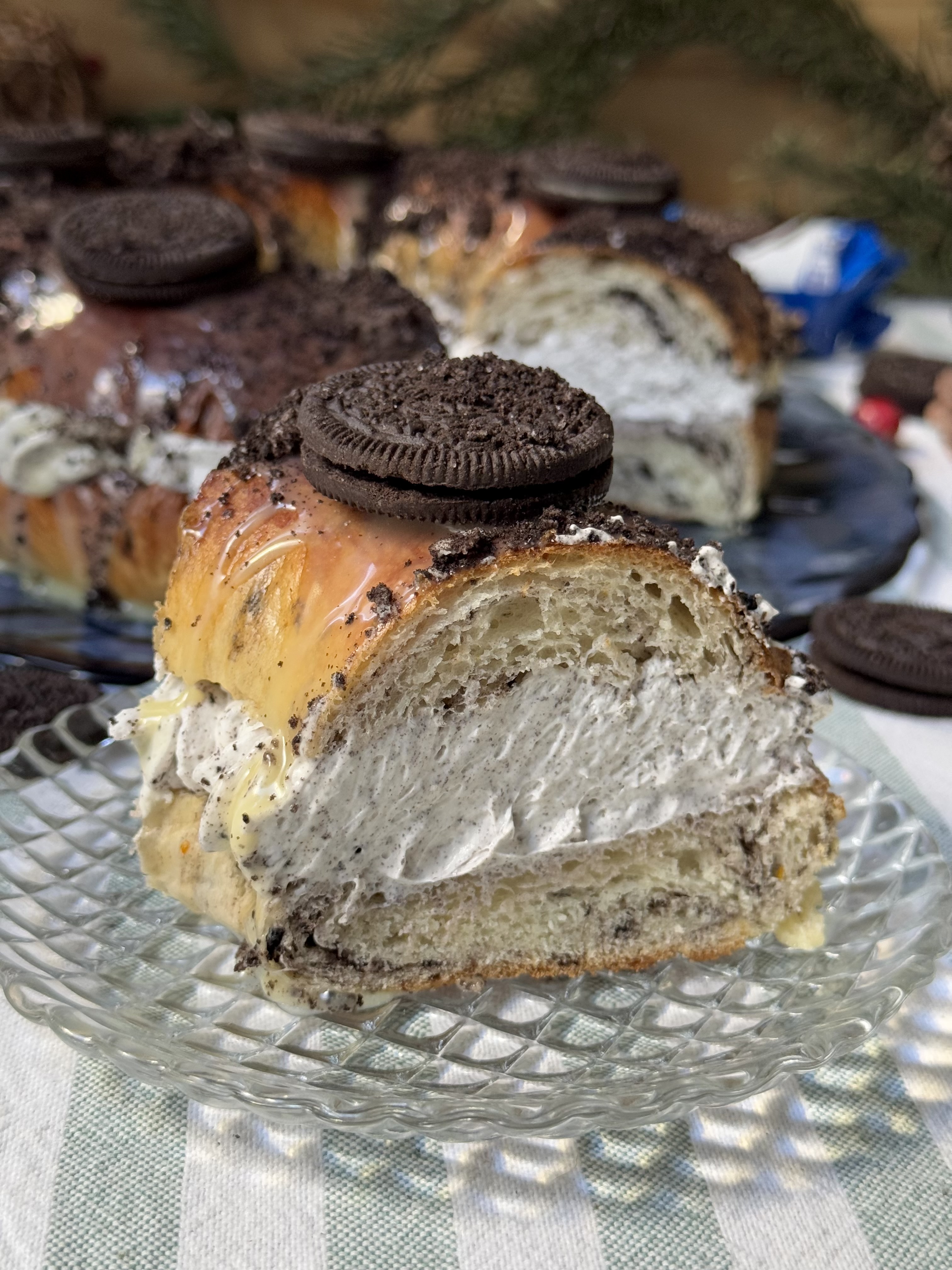 romisbakes recipe Oreo roscón de reyes