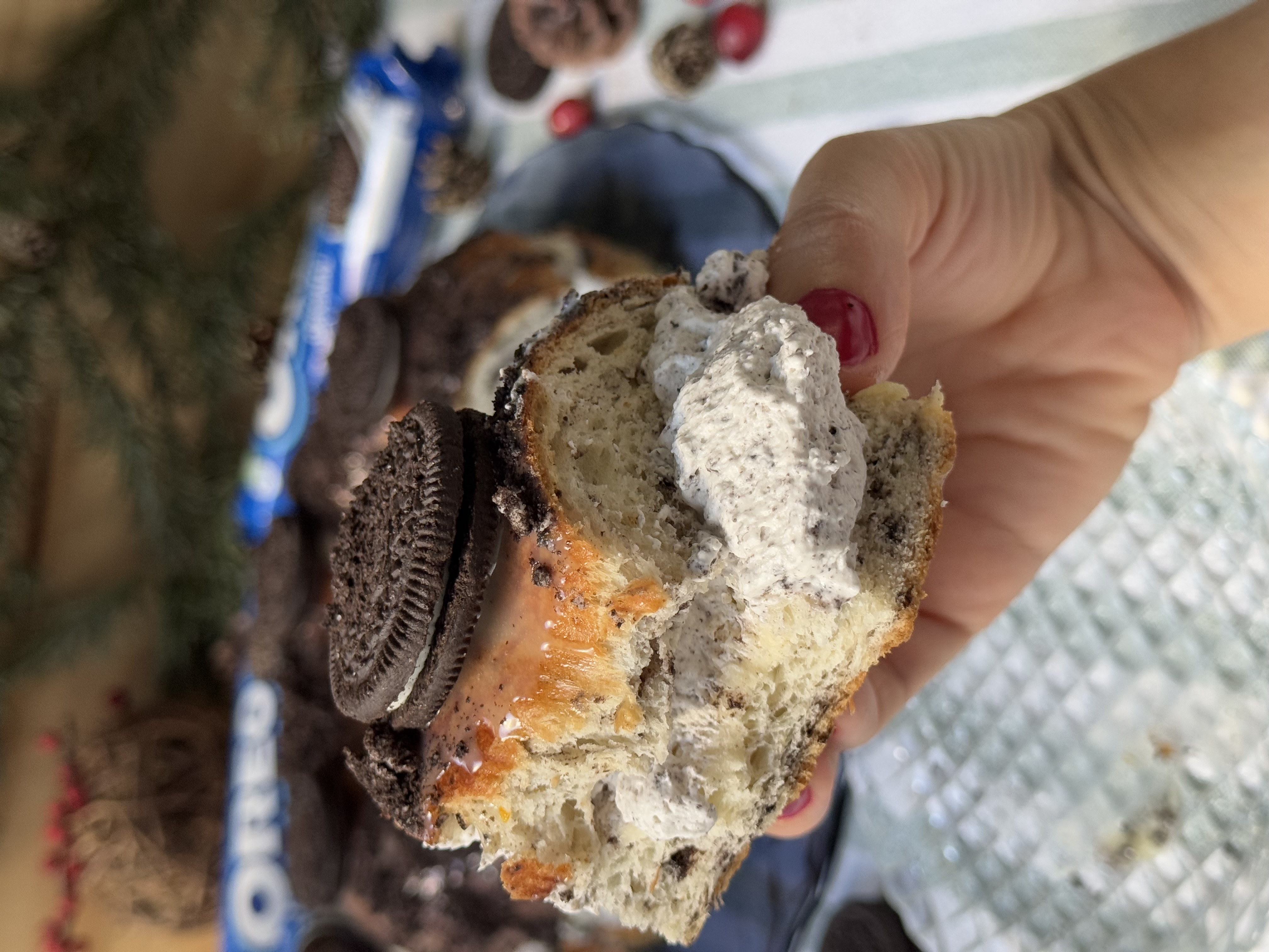 romisbakes recipe Oreo roscón de reyes