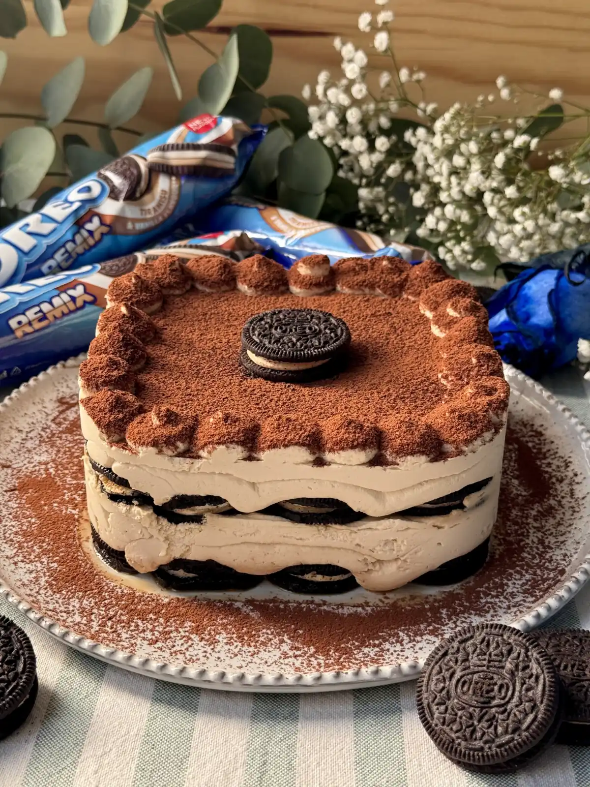romisbakes recipe Oreo tiramisu