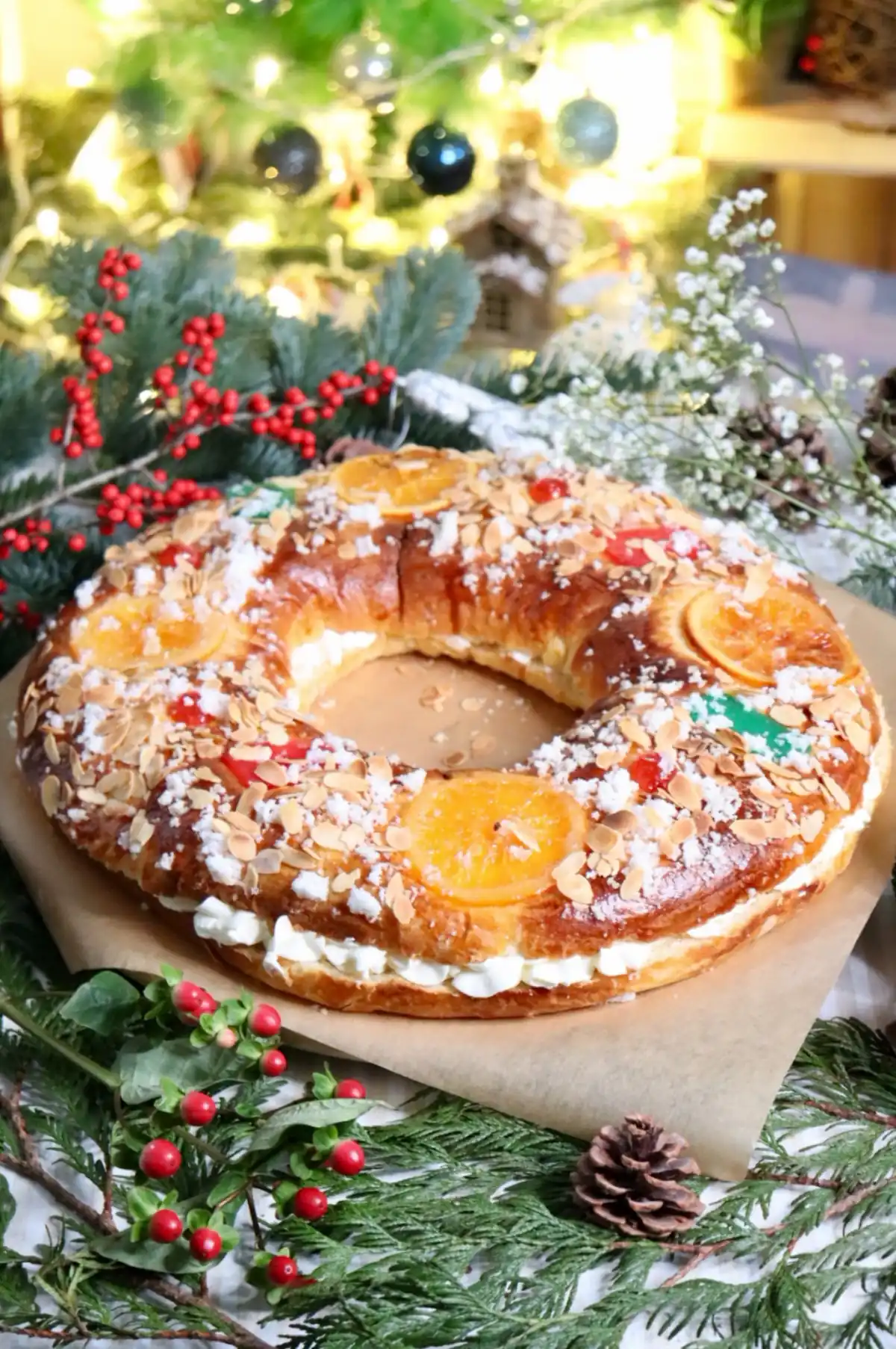 romisbakes recipe Lactose free roscón de reyes