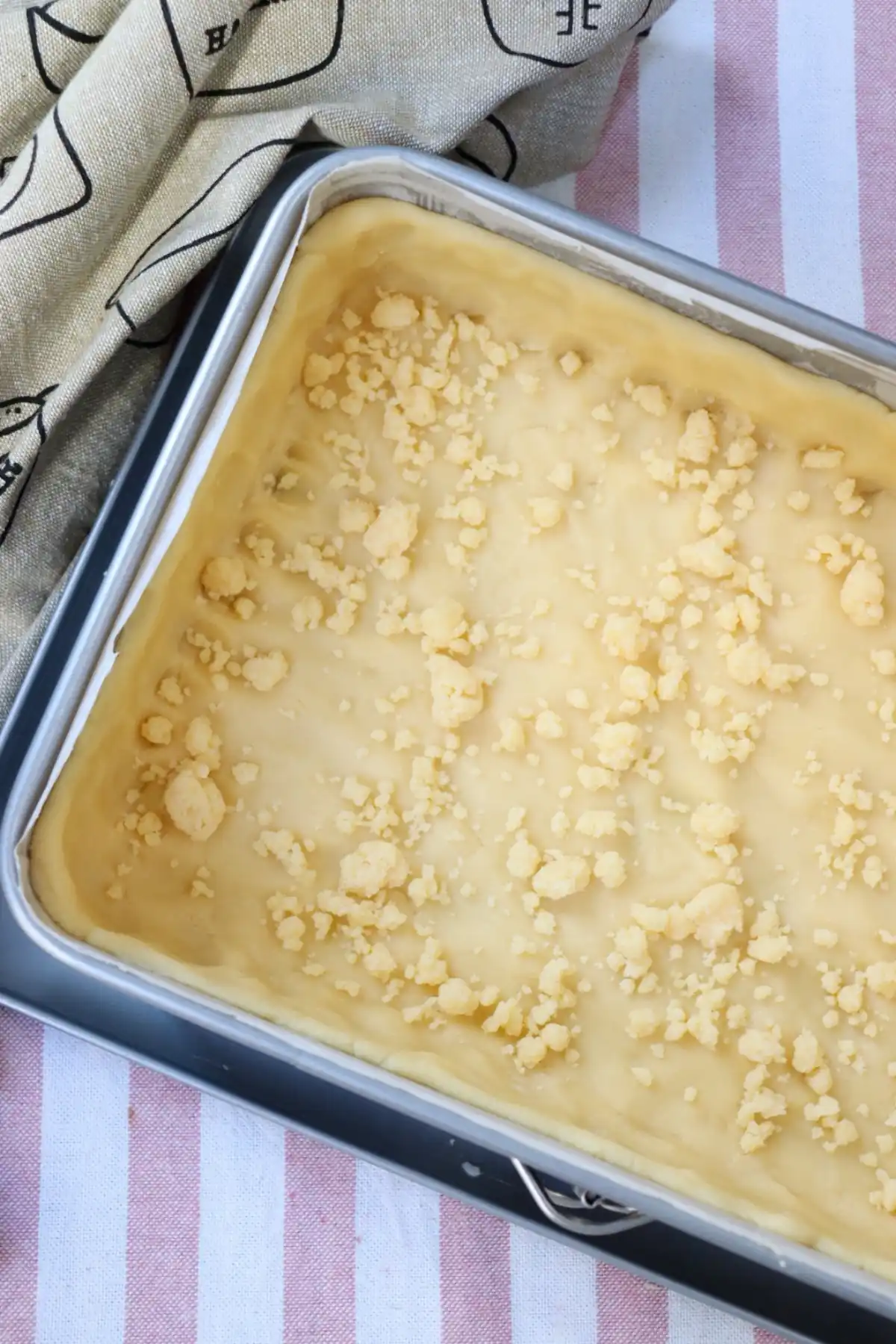 romisbakes recipe Strawberry Crumble