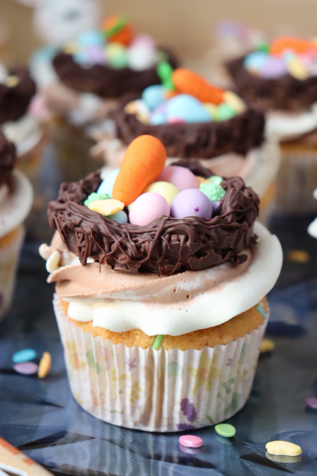 romisbakes recipe vanilla cupcakes for easter