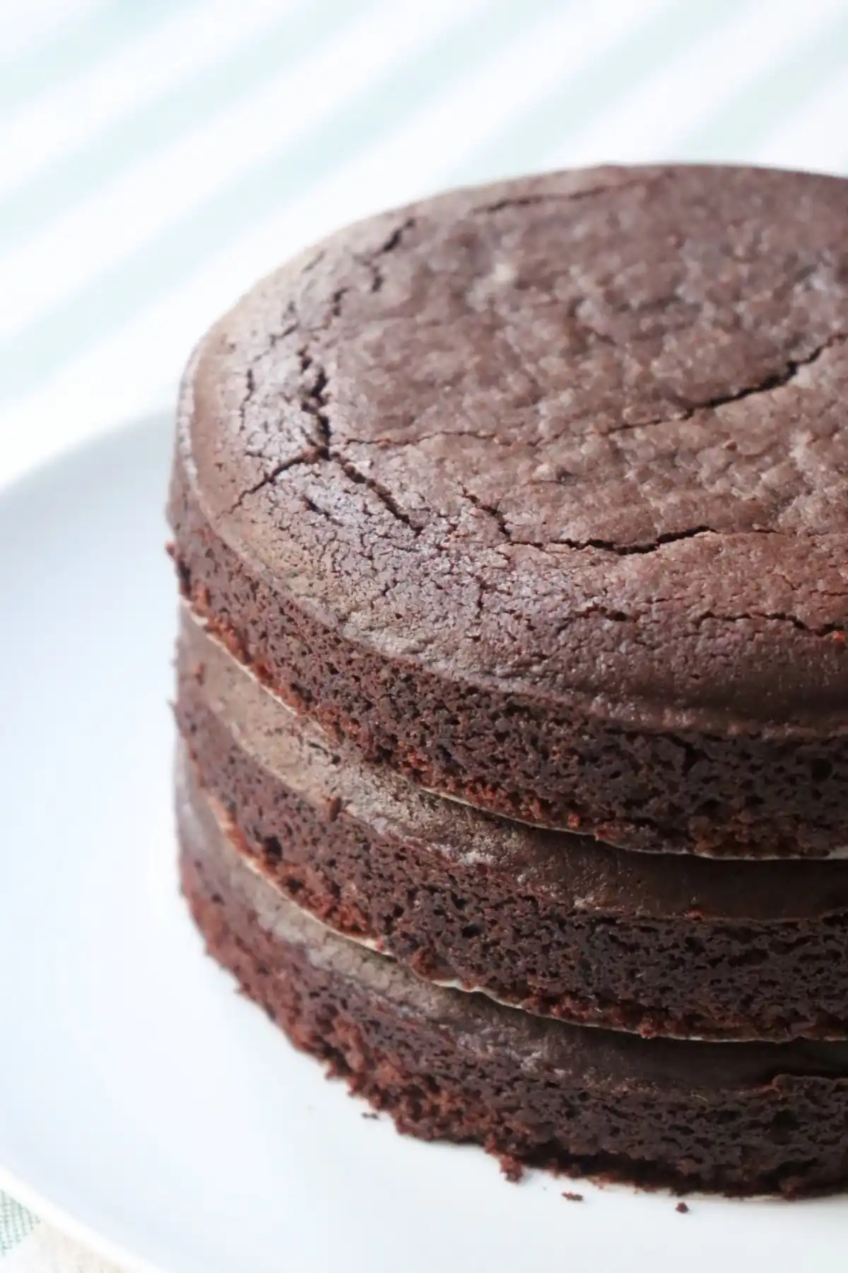 romisbakes recipe Vegan chocolate and stracciatella cake