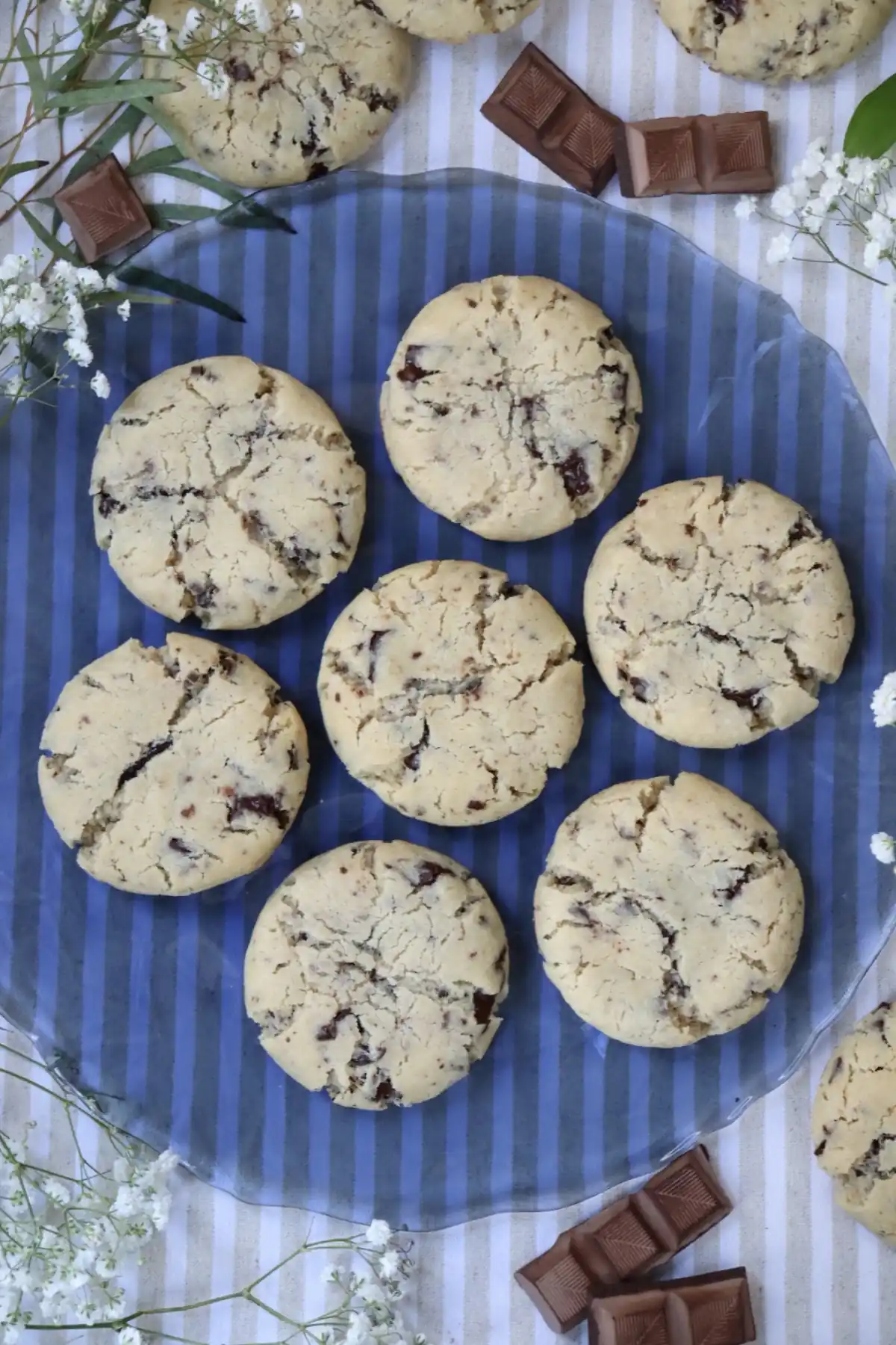 romisbakes recipe Vegan chocolate chip cookies