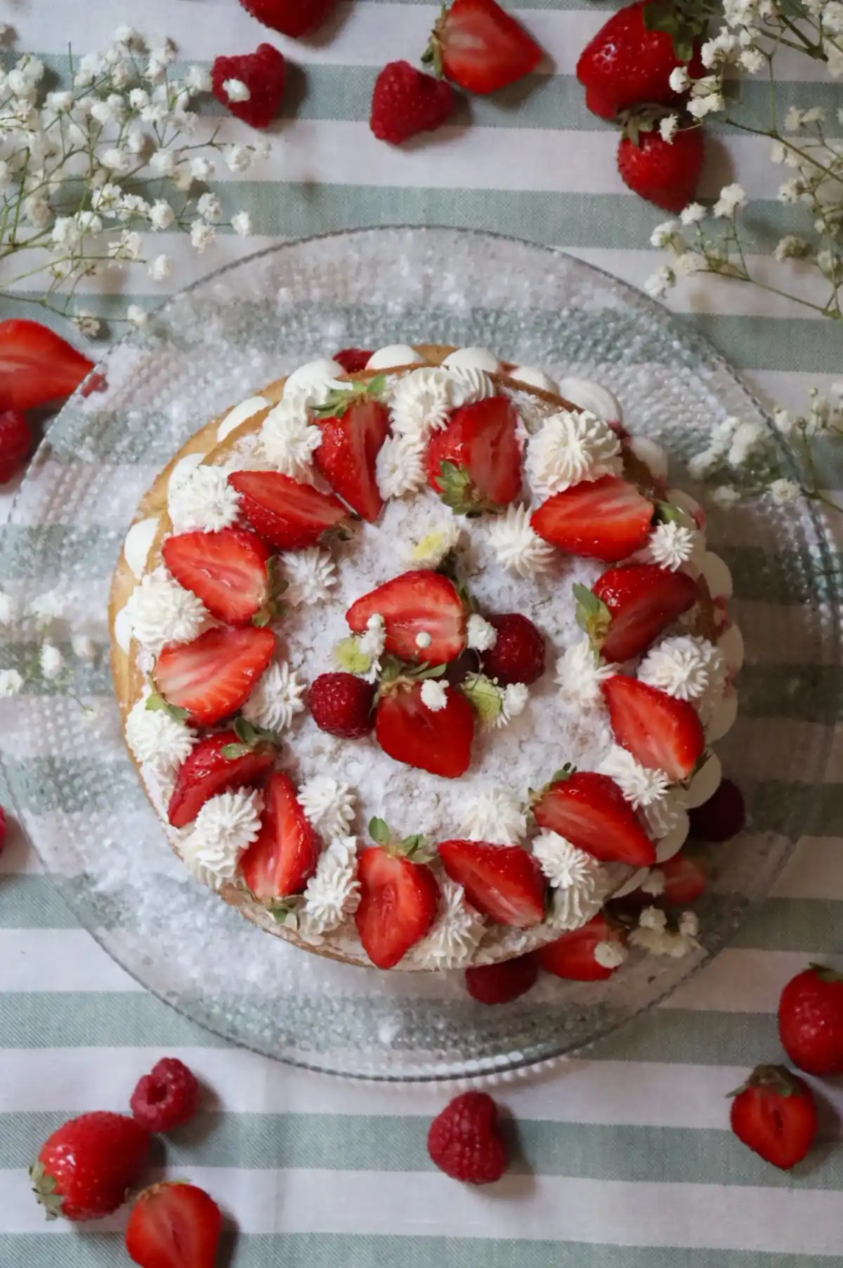 romisbakes recipe Vegan Victoria Sponge Cake